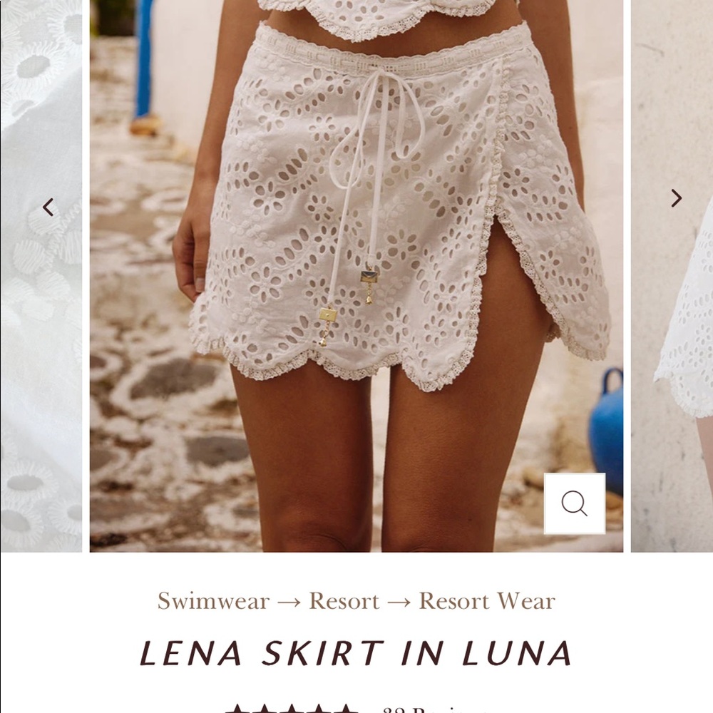 Bydee LENA SKIRT IN LUNA in size XS